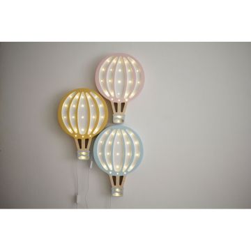 Lampa Little Lights Balon cu aer cald Powder Pink