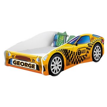 MyKids - Pat tineret Race Car 10 Taxi , 160x80 cm