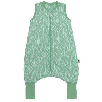 Sac de dormit cu picioruse si talpa antiderapanta Leaves 80 cm + manseta 1.0 Tog