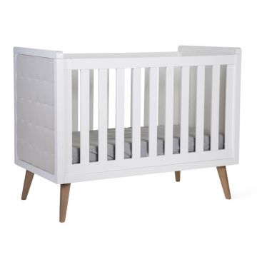 Childhome - Patut din lemn Retro Rio din MDF, 120x60 cm, Alb