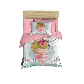 Lenjerie de pat pentru copii, PH157, Pearl Home, Poliester Satinat