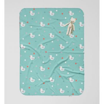 Pătură pentru copii albastră 85x125 cm – OYO kids