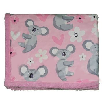 Pătură pentru copii roz 80x100 cm – OYO kids