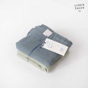 Pături de înfășat din in 2 buc. - Linen Tales