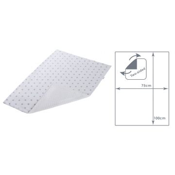 Paturica din bumbac 75x100 cm Nichiduta Minky Stars White