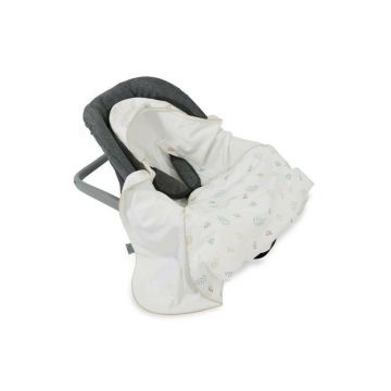 Paturica pentru Infasat Bebe in Scaun Auto, 91 x 91 cm, Tiny Star, Harmony
