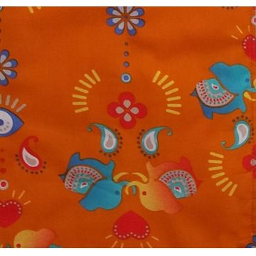 Sac de dormit copii KidsDecor 0.5 tog Jocul Elefantilor din bumbac 60 cm