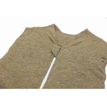 Sac de dormit Kidsdecor cu picioruse si maneci 2 tog Winkie-Dinkie Hello Yellow 70 cm