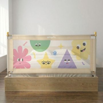 Bariera protectie pat Empria, model BASIC interconectabil, reglabil si culisant, inaltime ajustabila pana la 94 cm, lungime 160 cm