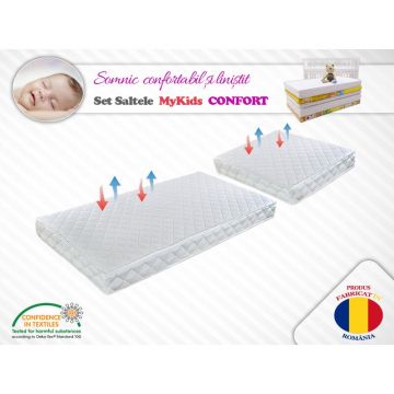 Set saltele MyKids Cocos Confort II 120x70x08 (cm) + 50x70x08 (cm)