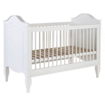 Patut Childhome Romantic White 70x140 cm, MDF Pin Alb