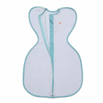 Sac de dormit nou-nascut Swaddle First Sleep Coral Blue 60 cm