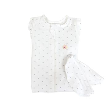 Sac de dormit Swaddle First Sleep Star Light 3-6 luni faza 2 pentru bebelusi 74 cm