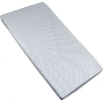 Cearceaf din bumbac cu elastic 120x60cm Pufinas - Gri cu Buline