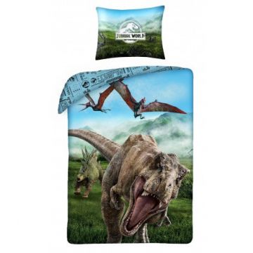 Lenjerie de pat Jurassic World, 140x200 cm