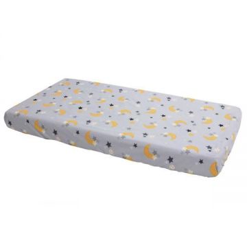 Lenjerie patut cu 5 piese Yellow Moon Grey