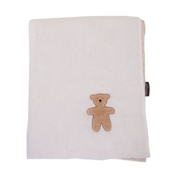 Patura Childhome 80x100 cm, Jerse Muselina Teddy