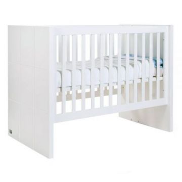 Patut Childhome Quadro White complet 60x120 cm, MDF Alb