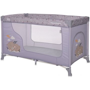Patut pliabil Lorelli Moonlight, 1 nivel, Grey Dream