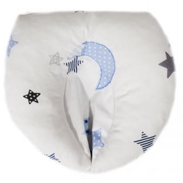 Perna pentru formarea capului bebelusului Blue Moon White