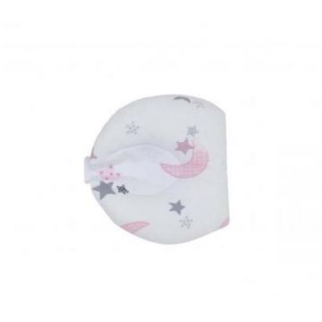 Perna pentru formarea capului bebelusului Pink Moon White