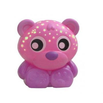 Proiector cu lumina de veghe Playgro Goodnight Bear pink