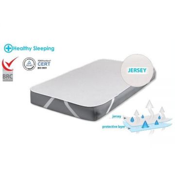 Protectie impermeabila din bumbac 120x60 cm Baby Matex Jersey