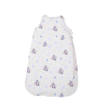 Sac de dormit de vara bebe 95 cm avion albastru