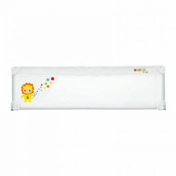 Asalvo - Bariera protectie pat Bed Rail Bubbles, 150 cm, Alb