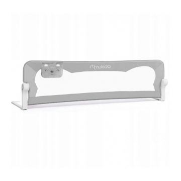 Protectie laterala pat, 150 x 35 x 42 cm Nukido 722200, Gri