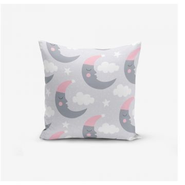 Față de pernă pentru copii Moon and Cloud - Minimalist Cushion Covers