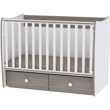 Mobilier MATRIX NEW 10150490027A 126x74x93cm White & Coffee