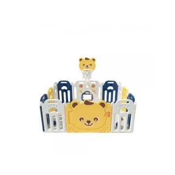 Mykids - Tarc pliabil Teddy cu cos de baschet L-XQCWL03 Blue - Yellow