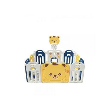 Tarc pliabil MyKids Teddy cu cos de baschet L-XQCWL03 Blue - Yellow