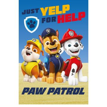 Pătură pentru copii din micropluș 100x150 cm Paw Patrol – Jerry Fabrics