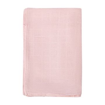 Pătură pentru copii roz din bumbac 120x120 cm Bebemarin – Mijolnir