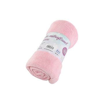 Pătură pentru copii roz din micropluș 110x140 cm Exclusive – B.E.S.