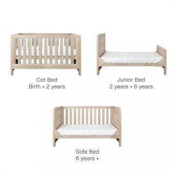 Patut evolutiv 3 in 1 Tutti Bambini Modena Oak