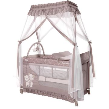 Patut Pliabil stil Baldachin Magic Sleep  cu Accesorii  String Hug