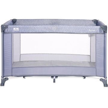 Patut pliabil Torino 1 nivel Silver Blue
