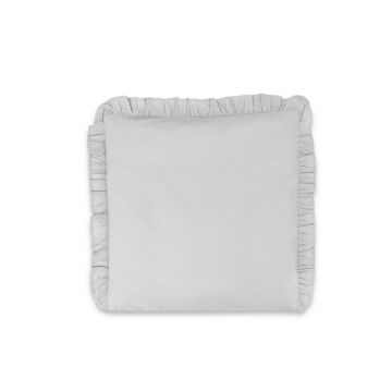 Perna clasica de dormit MimiNu cu husa detasabila din bumbac 40x40 cm Royal Grey