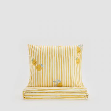 Reserved - Set lenjerie de pat din bumbac - Galben
