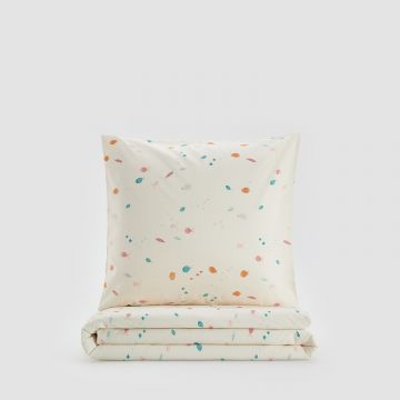 Reserved - Set lenjerie de pat din bumbac - Multicolor