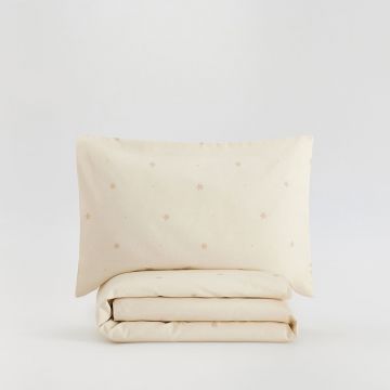 Reserved - Set lenjerie de pat din bumbac organic - Ivory