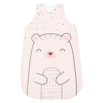 Sac de dormit pentru bebelusi Kikka Bear With Me 90 cm 6-18 luni Pink