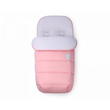 Sac de dormit pentru carucior Kikka Embroidered baby pink