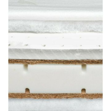 Sensillo - Saltea 140x70x12 cm Latex-cocos-spuma-cocos cu Aloe Vera