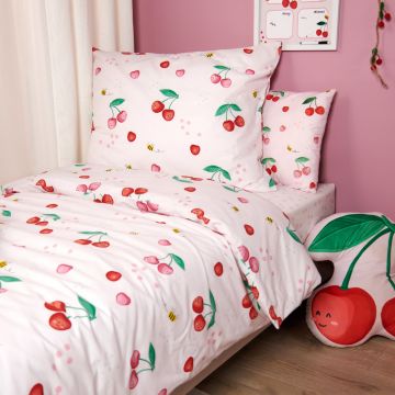 Sinsay - Set lenjerie de pat din bumbac - Roz