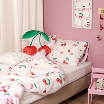 Sinsay - Set lenjerie de pat din bumbac - Roz