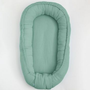 Cosulet bebelus New Baby pentru dormit 80 x 50 cm Green